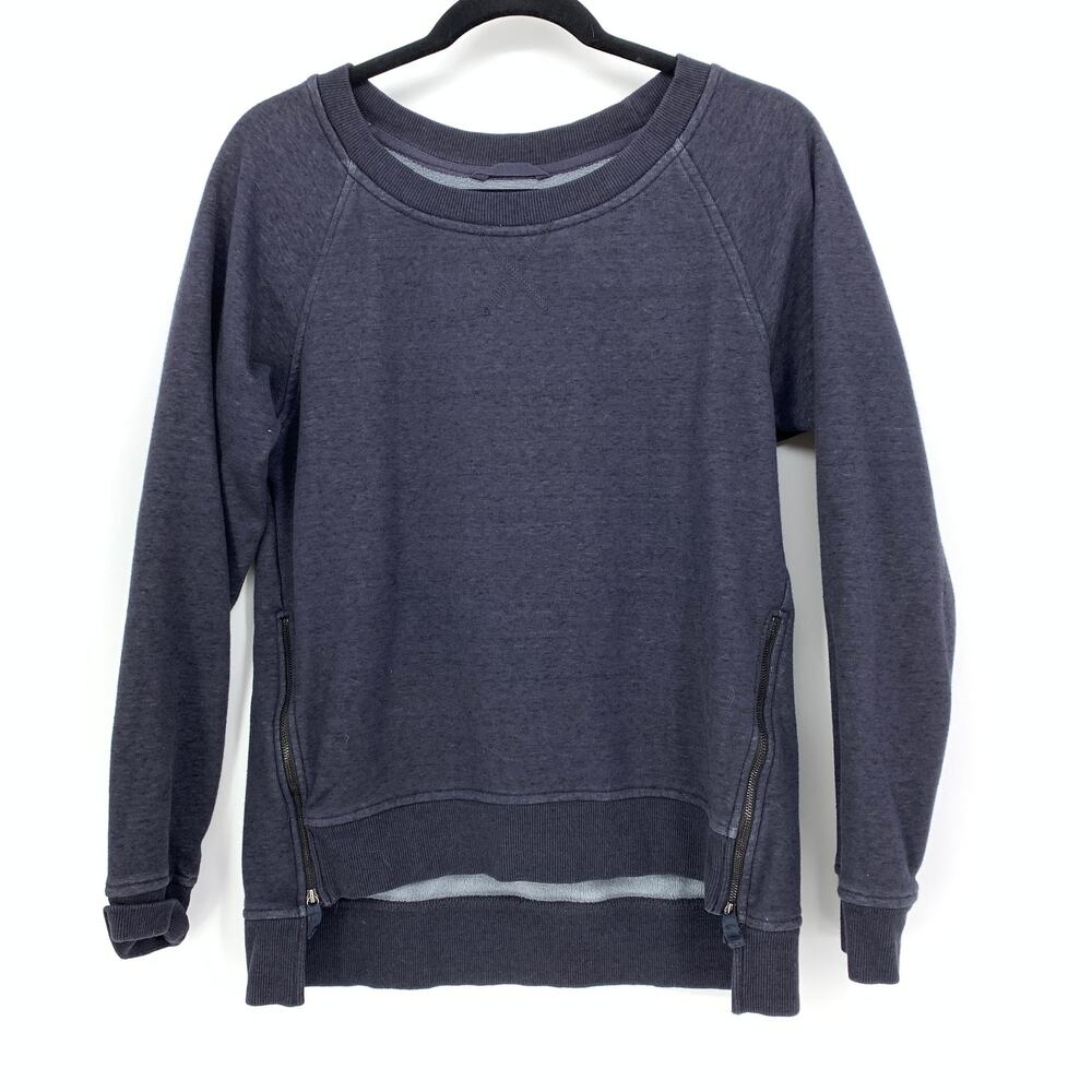 Ugg Morgan Crew Neck Sweatshirt Womens Size Medium Navy Blue Fleece Lined